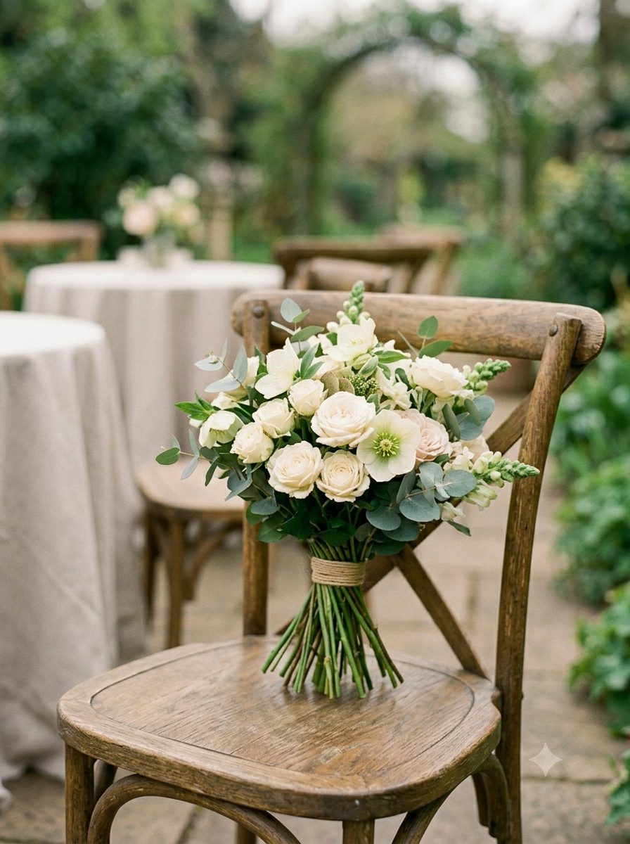 Décor floral de cérémonie de mariage